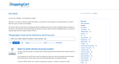 Desktop Screenshot of ideas.1shoppingcart.com
