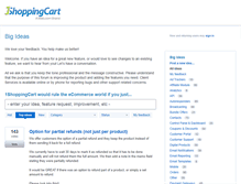 Tablet Screenshot of ideas.1shoppingcart.com