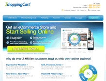 Tablet Screenshot of 1shoppingcart.com